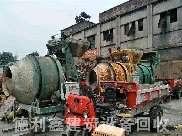 回收建筑設備，建筑廢料回收。卷?yè)P機回收，攪拌機回收